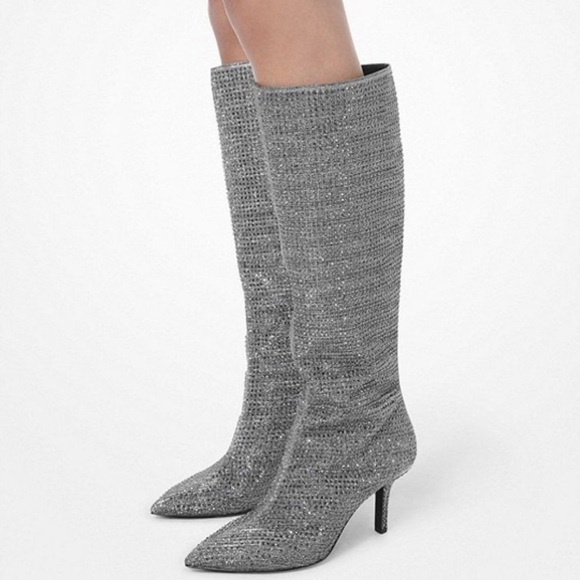 Michael Kors Shoes - Michael Kors Katerina Embellished Knee High Boots